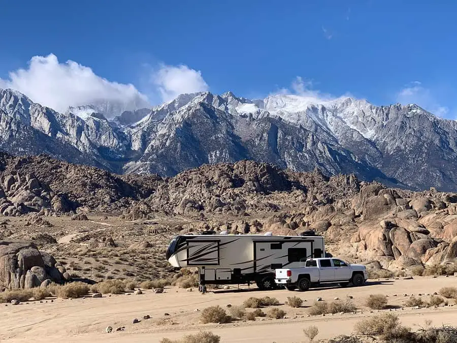 boondocking at the foothills