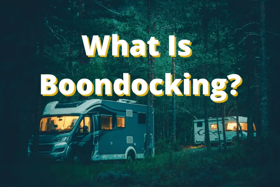 boondocking at night