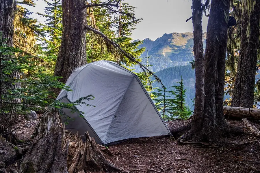 dispersed camping in the high country